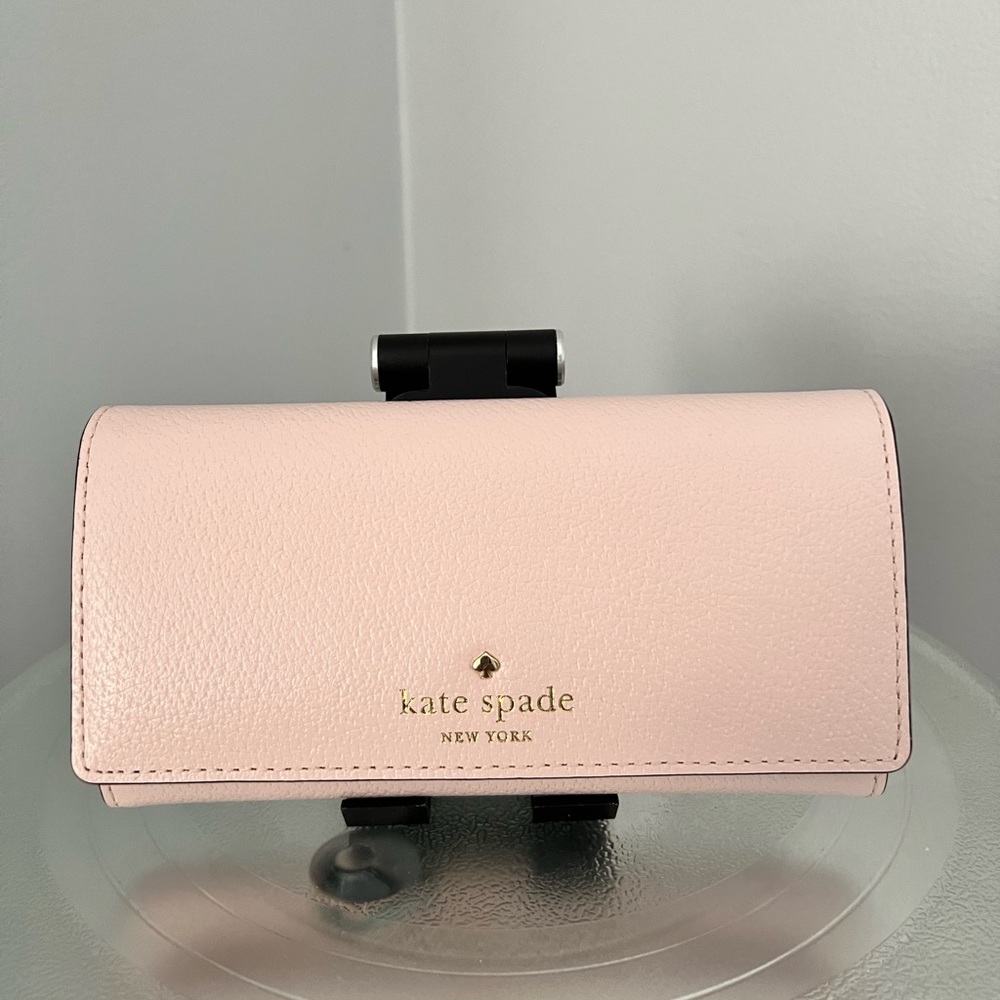 New Kate Spade Grand Street Nika Wallet Clutch Balletslip Pink